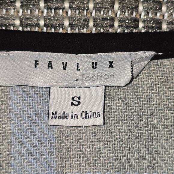 Favlux Fashion Poncho Womens Small Grey Plaid Wool Belt Equestrian Western Boho - Picture 5 of 12